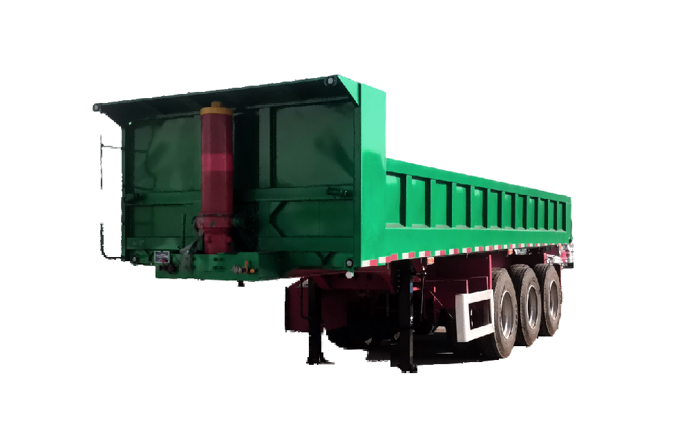 后翻自卸半挂车